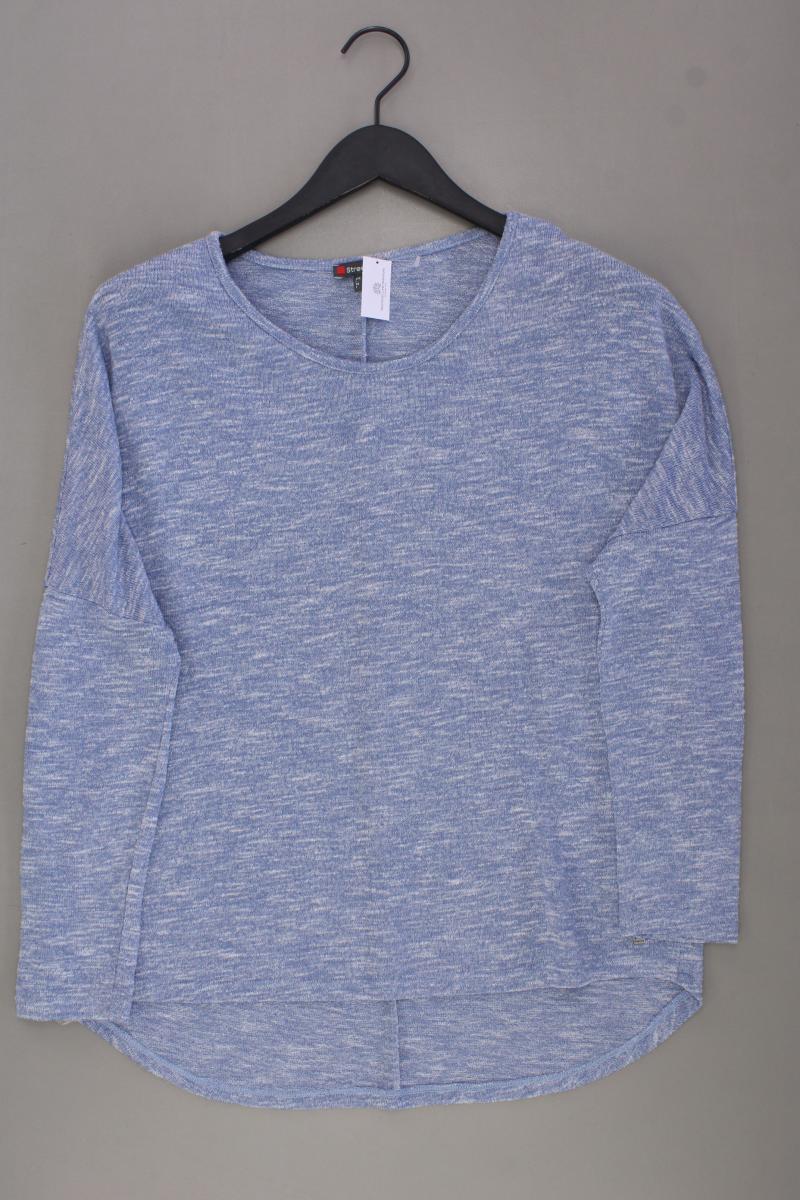 Street One Feinstrickpullover Gr. 40 blau aus Polyester