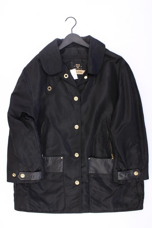 MCM Sports Légère Vintage Jacke Gr. 44 schwarz aus Polyamid