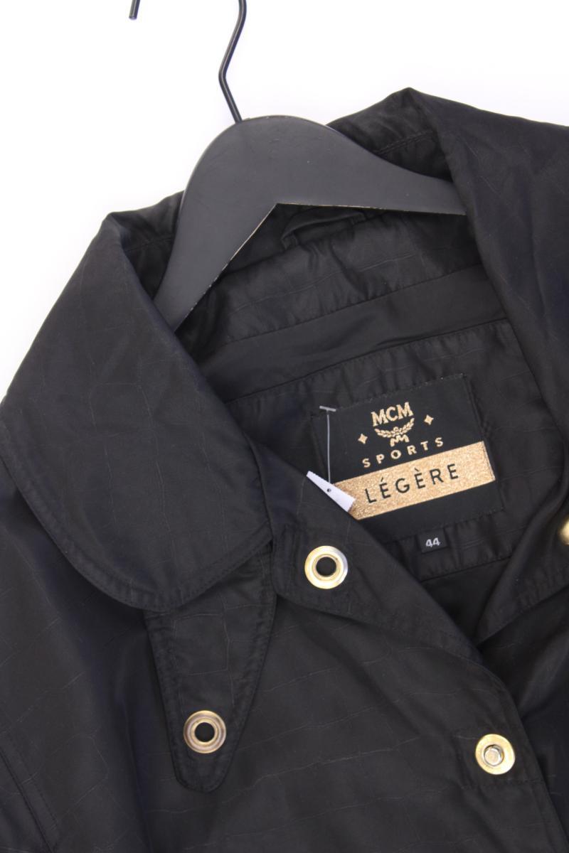 MCM Sports Légère Vintage Jacke Gr. 44 schwarz aus Polyamid