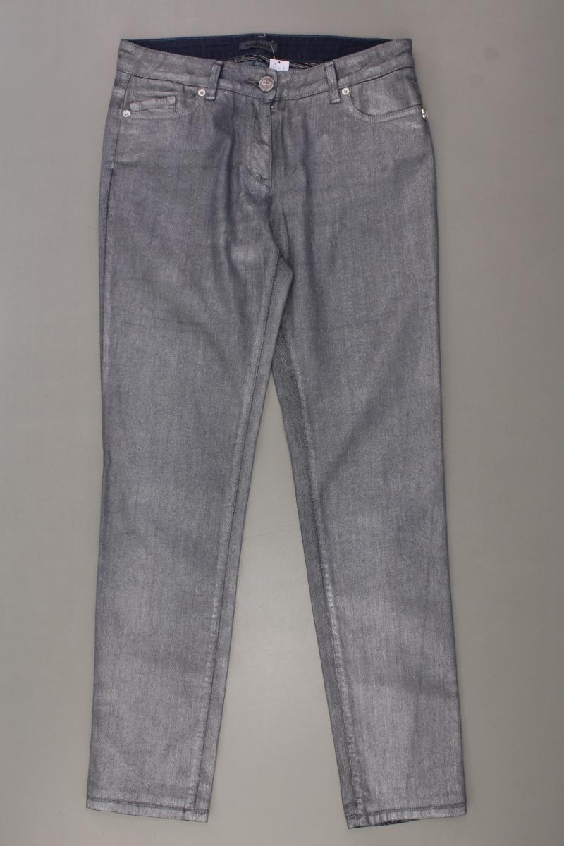 Airfield Five-Pocket-Hose Gr. 36 mit Glitzer silber aus Baumwolle