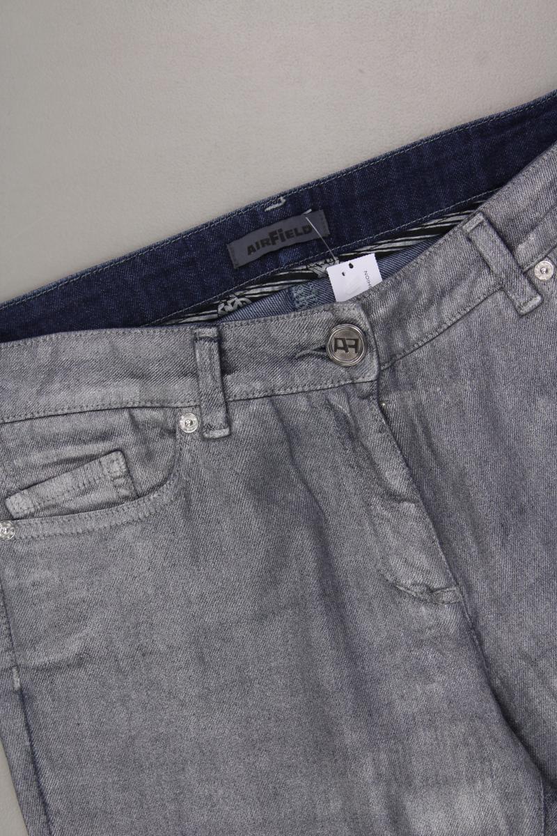 Airfield Five-Pocket-Hose Gr. 36 mit Glitzer silber aus Baumwolle