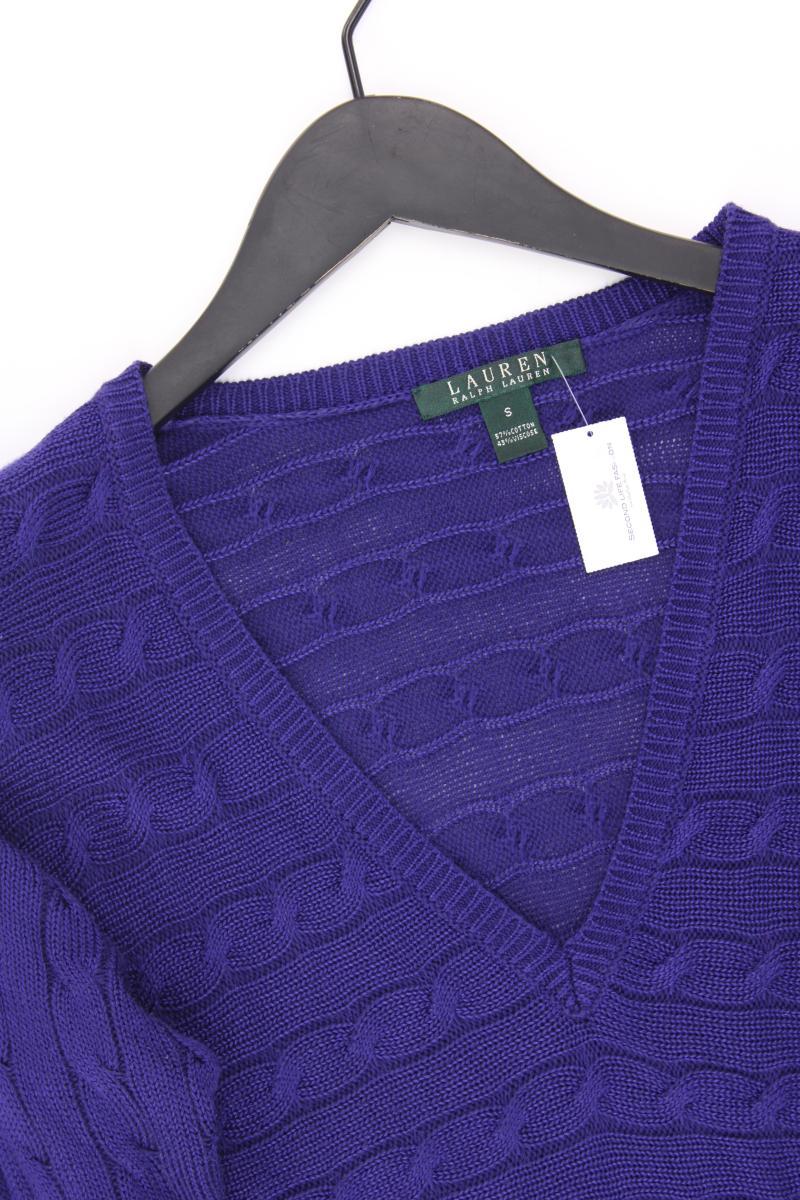 LAUREN Ralph Lauren Zopfpullover Gr. S neuwertig blau aus Baumwolle