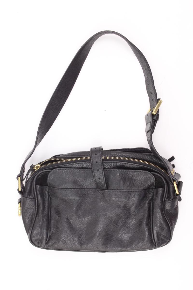 Mulberry Schultertasche Vintage schwarz aus Leder