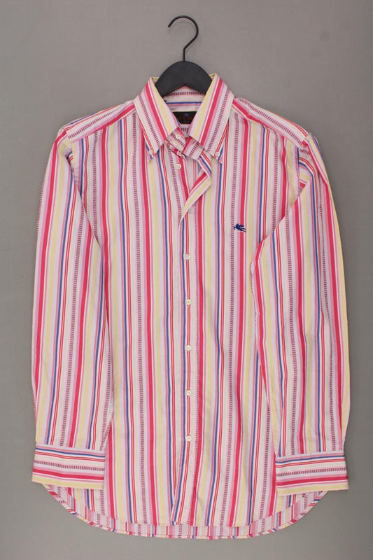 Etro Langarmhemd für Herren Gr. IT 40 (M) gestreift Vintage mehrfarbig
