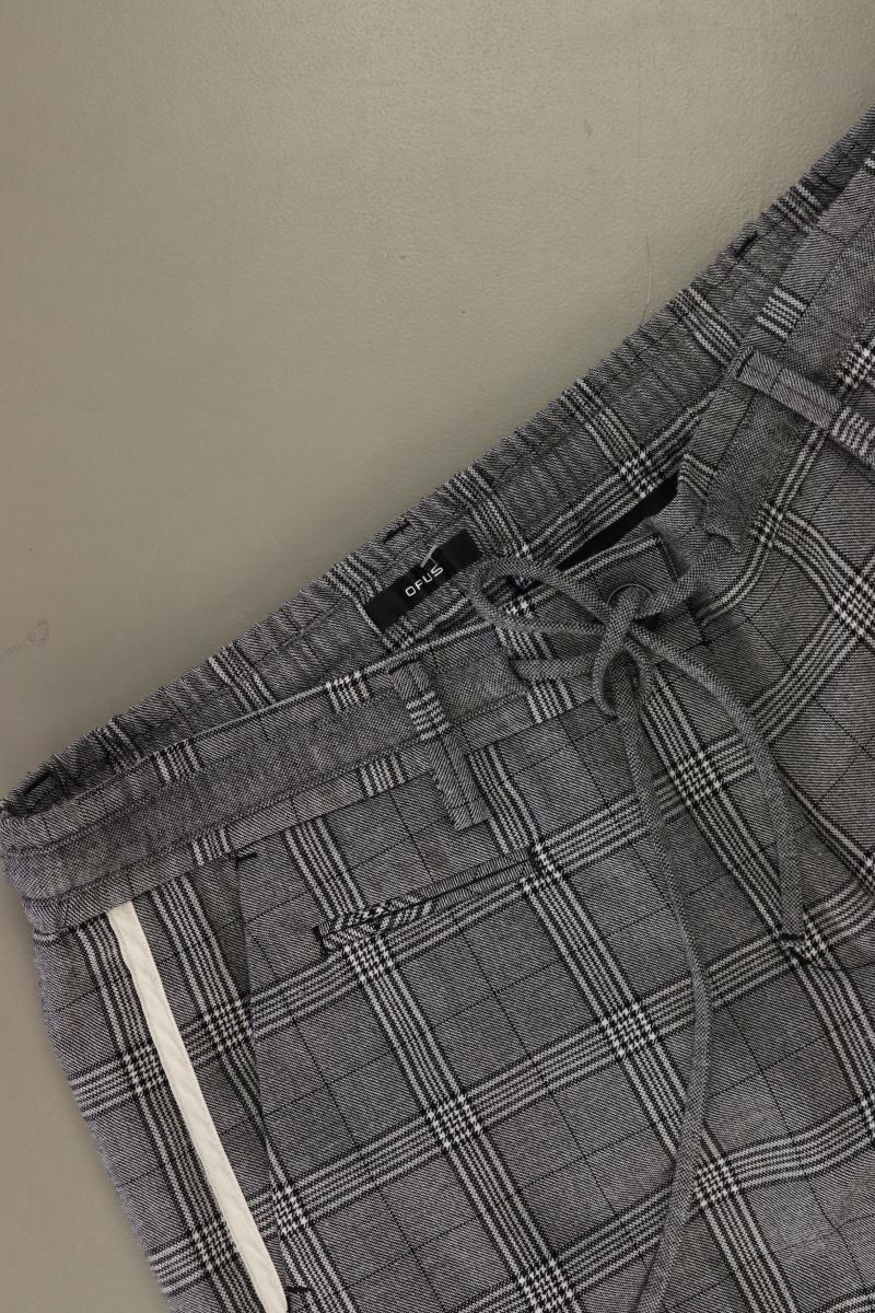 Opus Hose Gr. 40 kariert grau aus Polyester