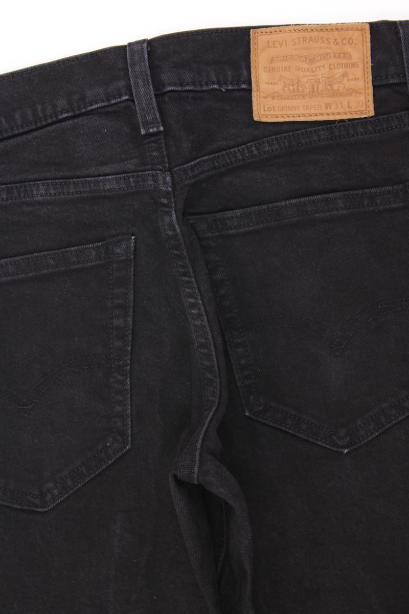 Levi's Skinny Jeans für Herren Gr. W31/L30 grau aus Baumwolle