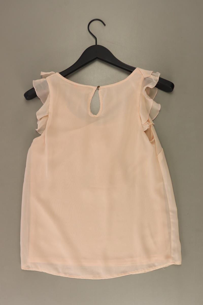 Only Chiffonbluse Gr. 34 Kurzarm rosa aus Polyester