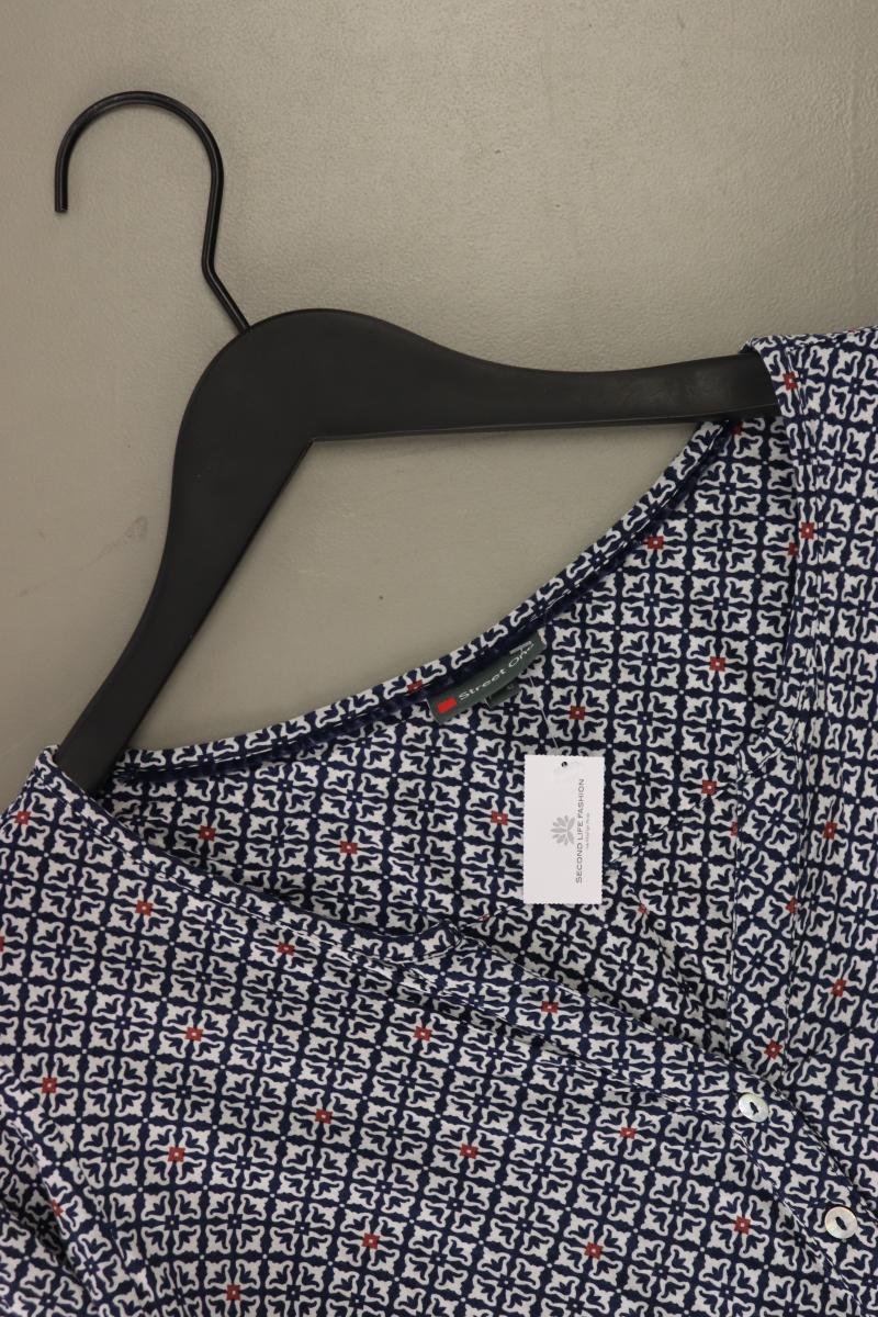 Street One Langarmbluse Gr. 38 blau aus Viskose