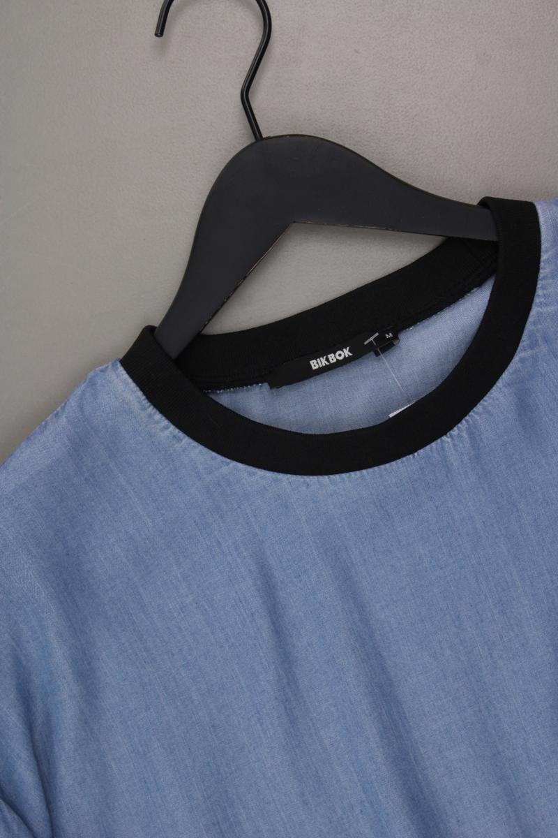 BIK BOK Langarmbluse Gr. M blau aus Lyocell