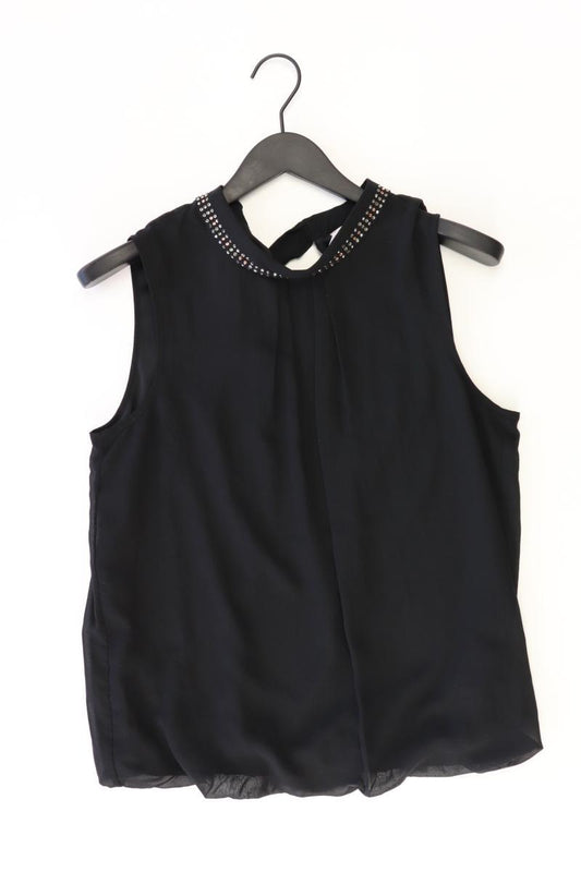 Esprit Ärmellose Bluse Gr. 40 mit Nieten schwarz aus Polyester