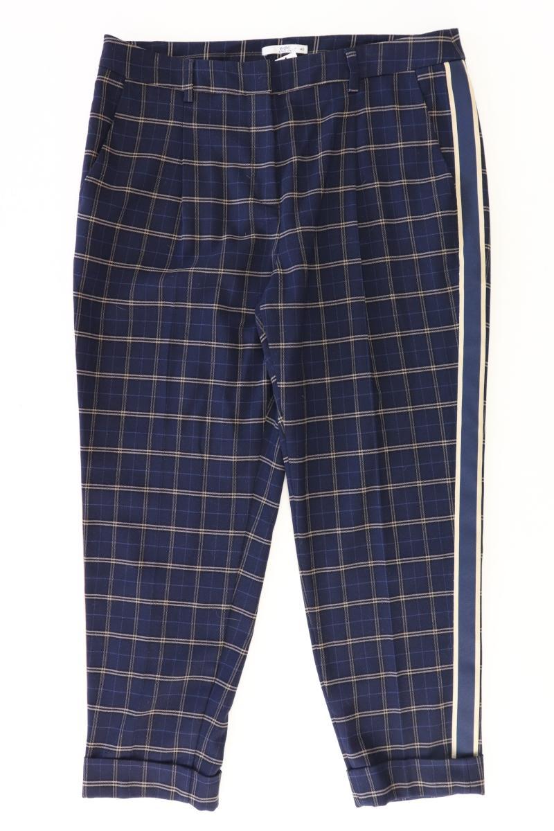 edc by Esprit Stoffhose Gr. 40 kariert blau aus Polyester