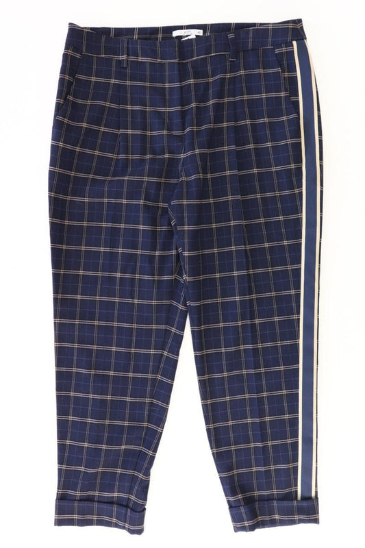 edc by Esprit Stoffhose Gr. 40 kariert blau aus Polyester