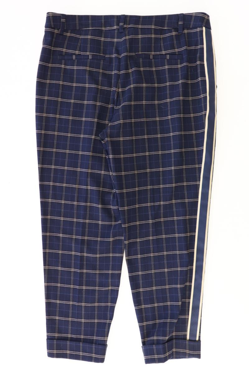 edc by Esprit Stoffhose Gr. 40 kariert blau aus Polyester