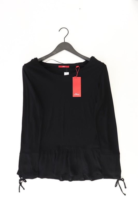 s.Oliver Langarmbluse Gr. 40 neu mit Etikett Neupreis: 49,99€! schwarz