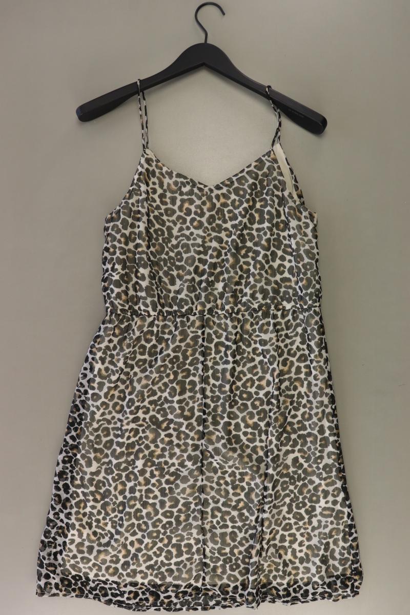 Vero Moda Chiffonkleid Gr. L mit Tierdruck Träger braun aus Polyester