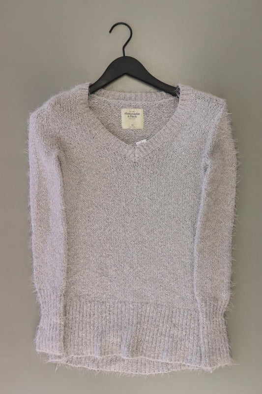 Abercrombie & Fitch Grobstrickpullover Gr. XS grau
