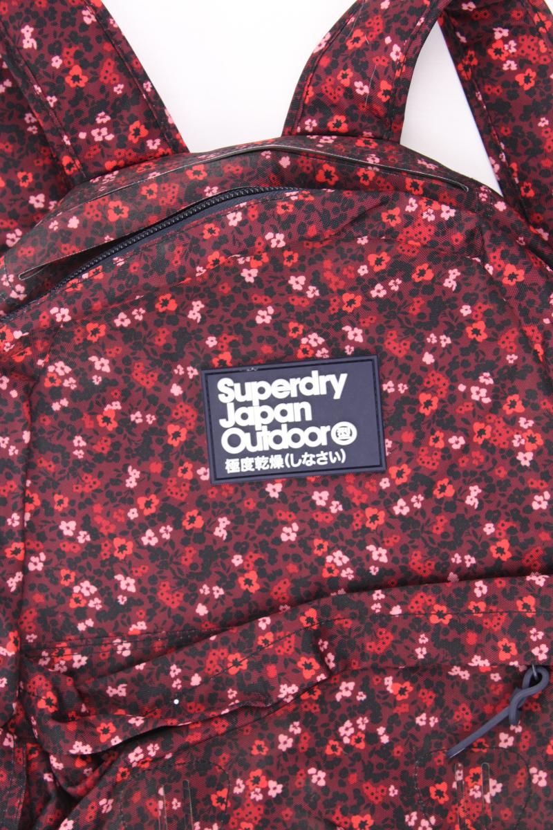 Superdry Rucksack mit Blumenmuster rot