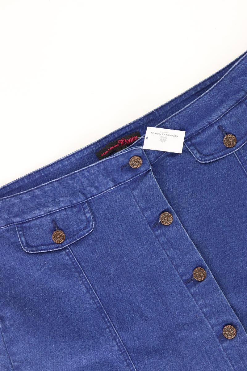 Tom Tailor Jeansrock Gr. L blau aus Baumwolle