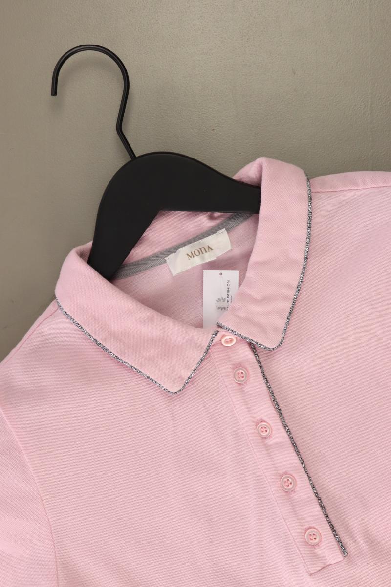 Mona Poloshirt Gr. 38 Kurzarm rosa aus Baumwolle