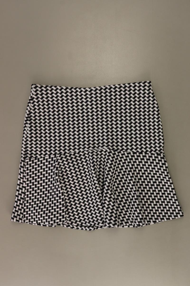 Esprit Stretchrock Gr. M geometrisches Muster grau aus Polyester