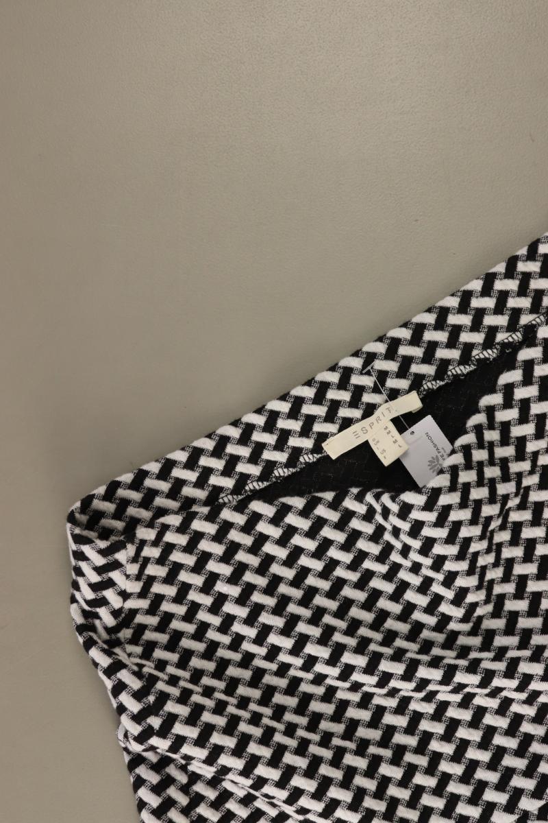 Esprit Stretchrock Gr. M geometrisches Muster grau aus Polyester
