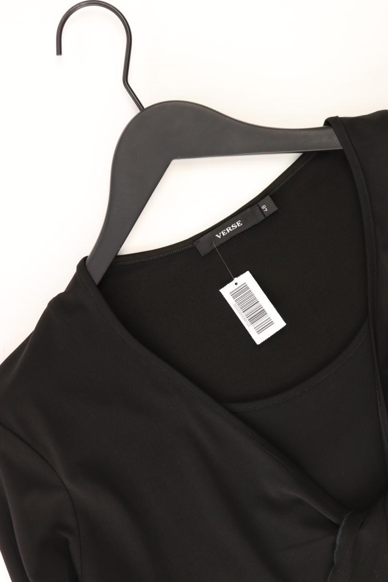 Verse Regular Bluse Gr. 46 3/4 Ärmel schwarz aus Polyester