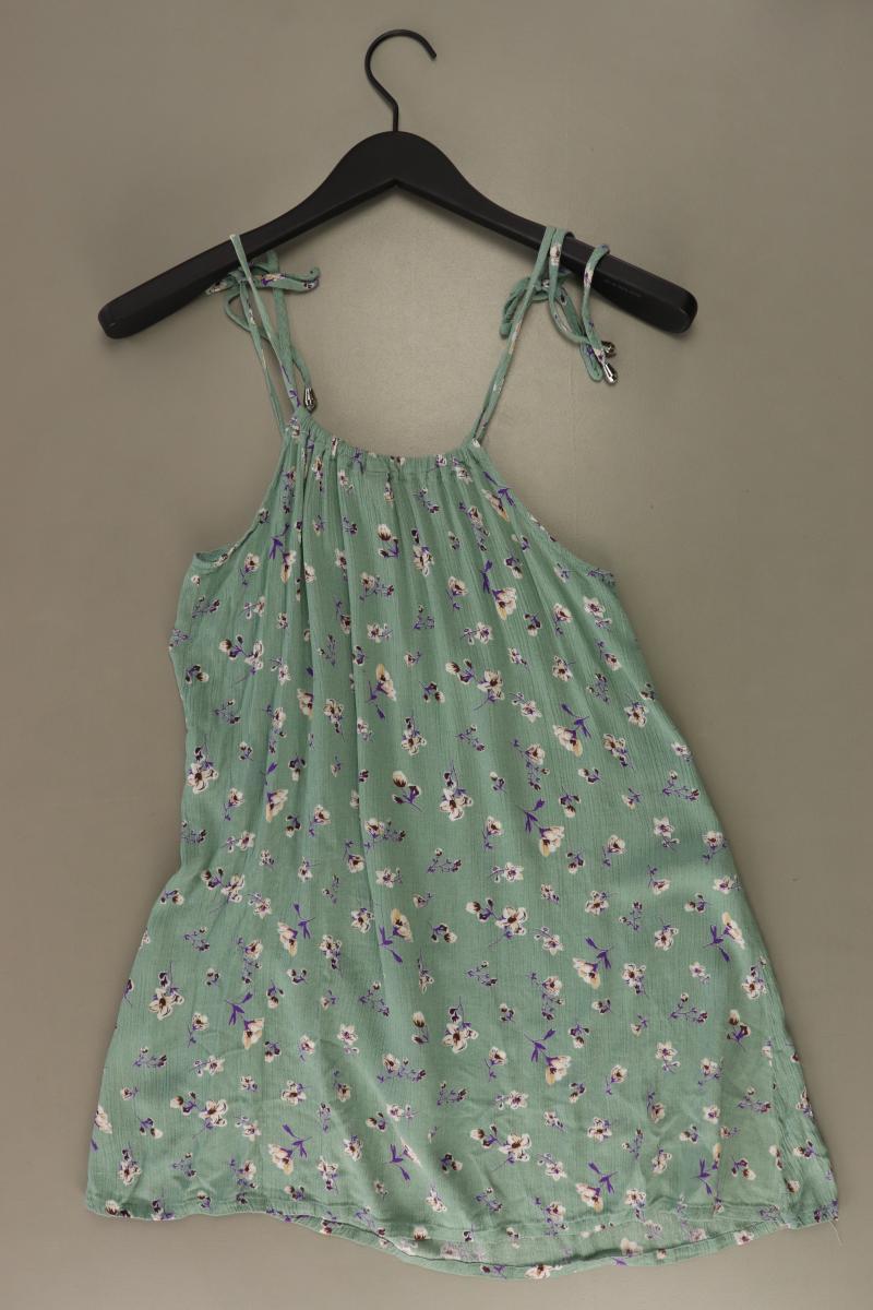 Zaful Trägerkleid Gr. S mit Blumenmuster türkis