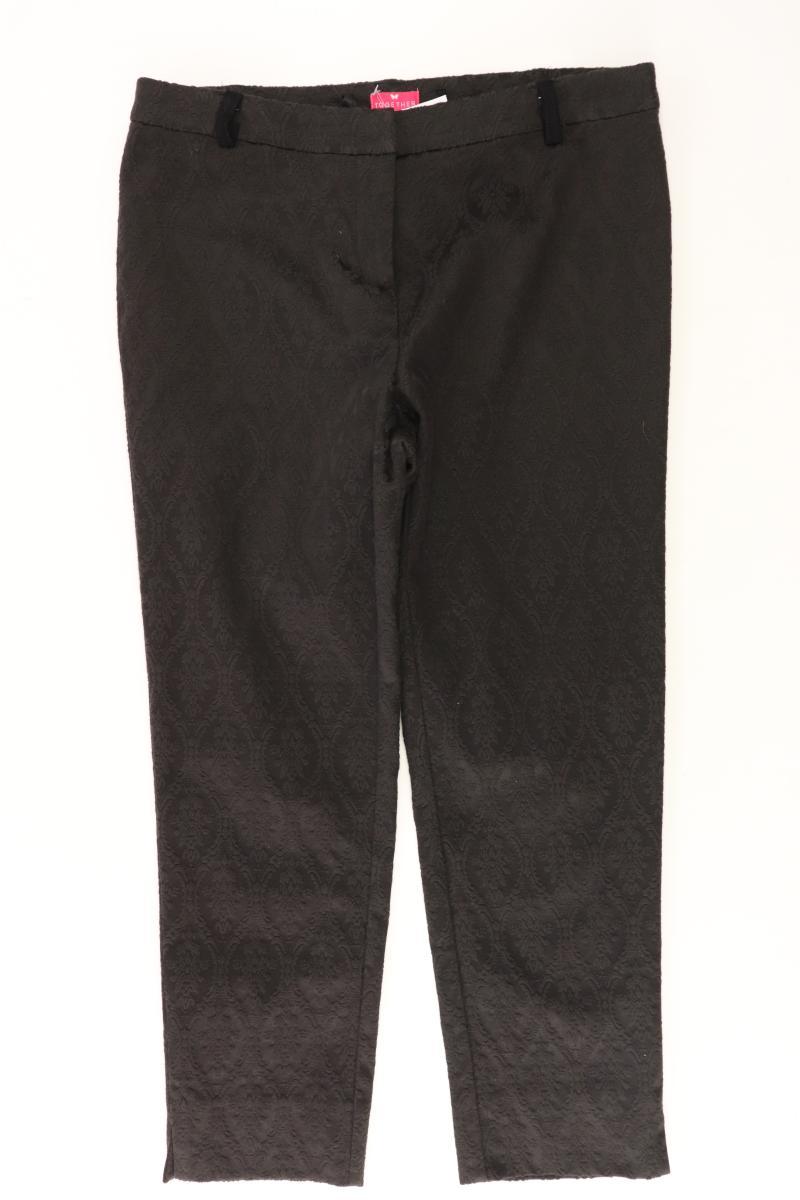 TOGETHER Stoffhose Gr. 40 schwarz aus Baumwolle