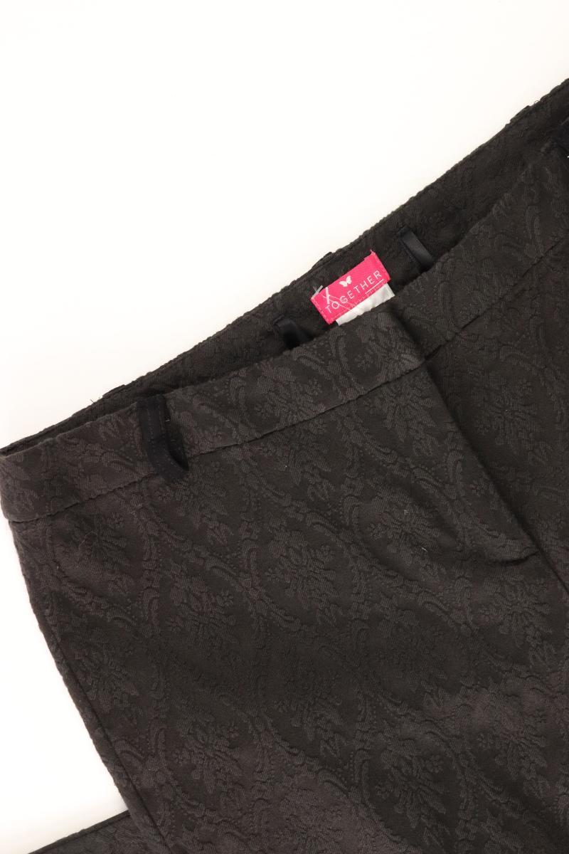 TOGETHER Stoffhose Gr. 40 schwarz aus Baumwolle