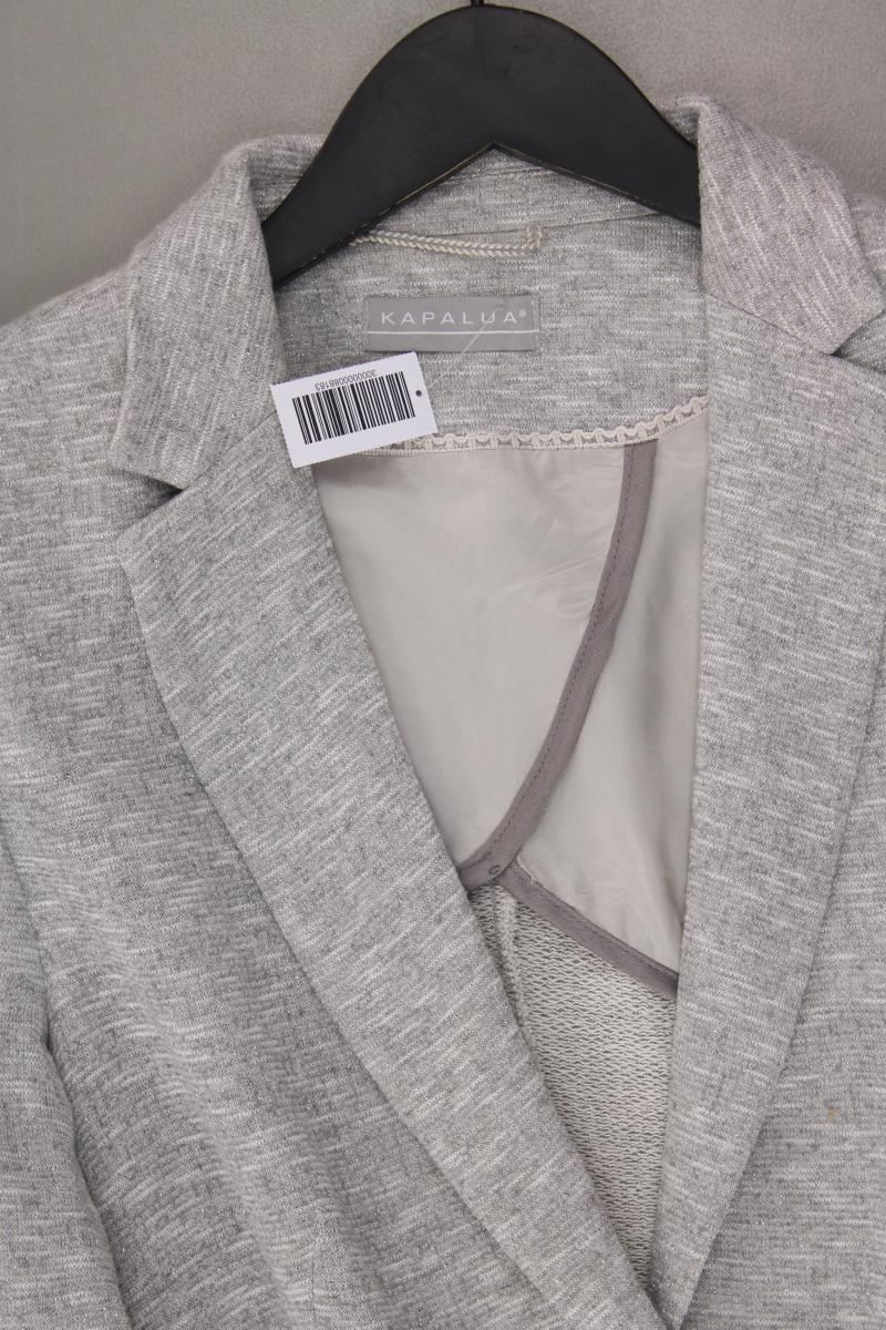 Kapalua Regular Blazer Gr. 40 mit Glitzer silber aus Viskose