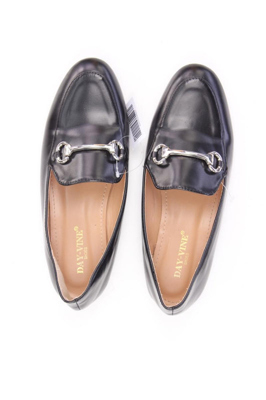 Day-Vine Loafers Gr. 37 schwarz aus Kunstleder