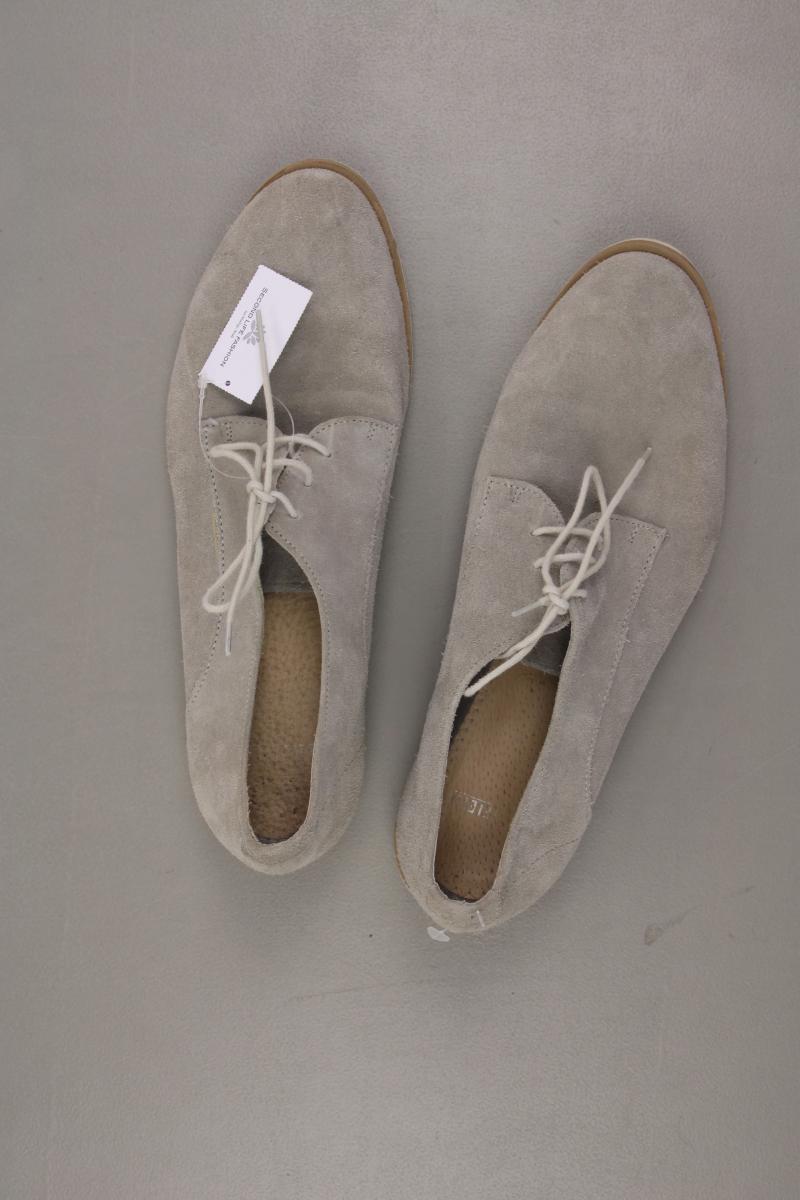 Schuhe Gr. 40 grau aus Leder