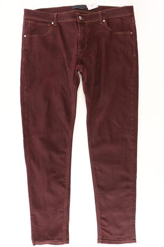 Zara Straight Jeans für Herren Gr. 48 rot aus Baumwolle