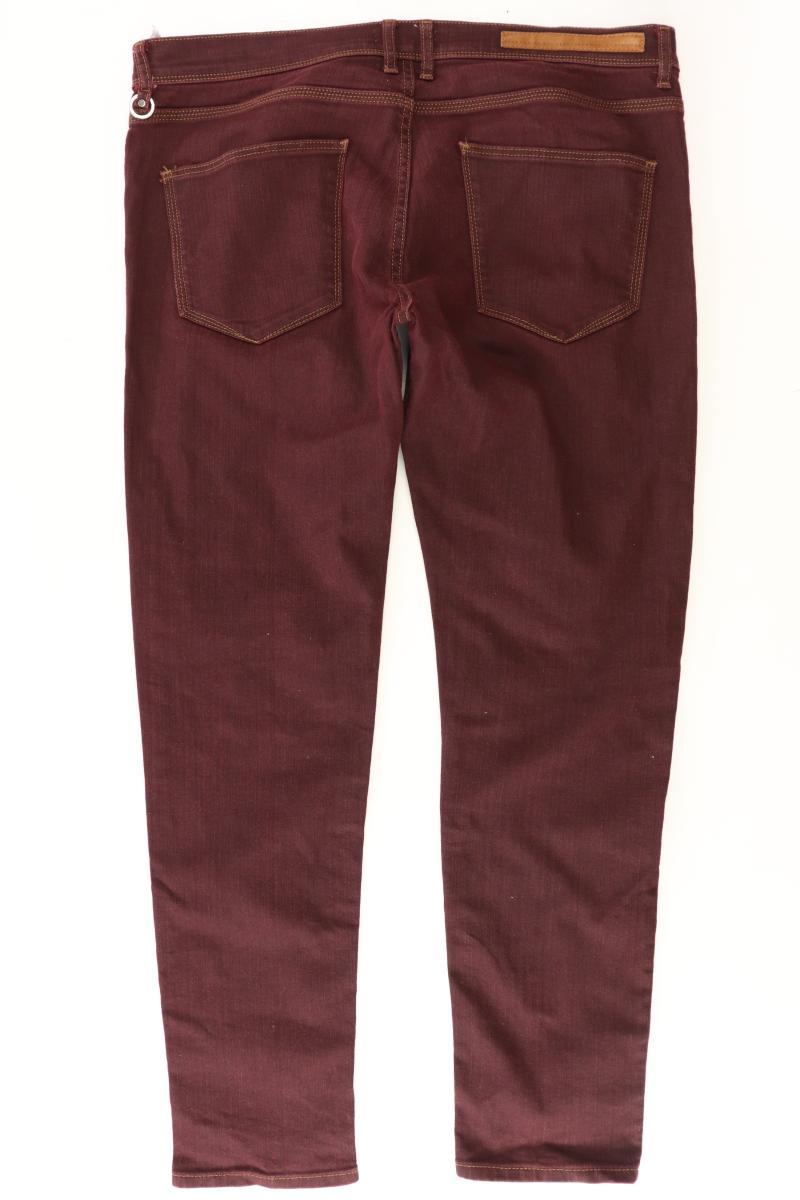 Zara Straight Jeans für Herren Gr. 48 rot aus Baumwolle