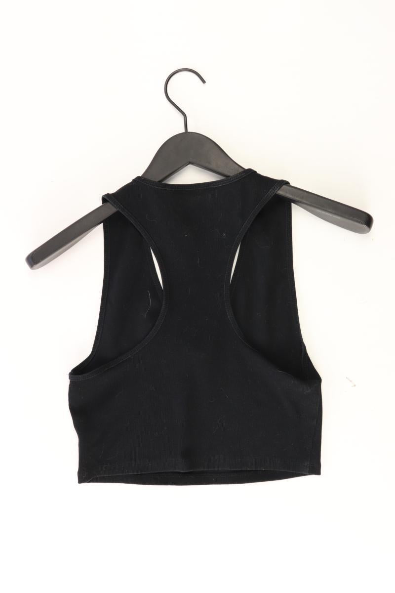 Zara Crop Top Gr. L schwarz aus Baumwolle