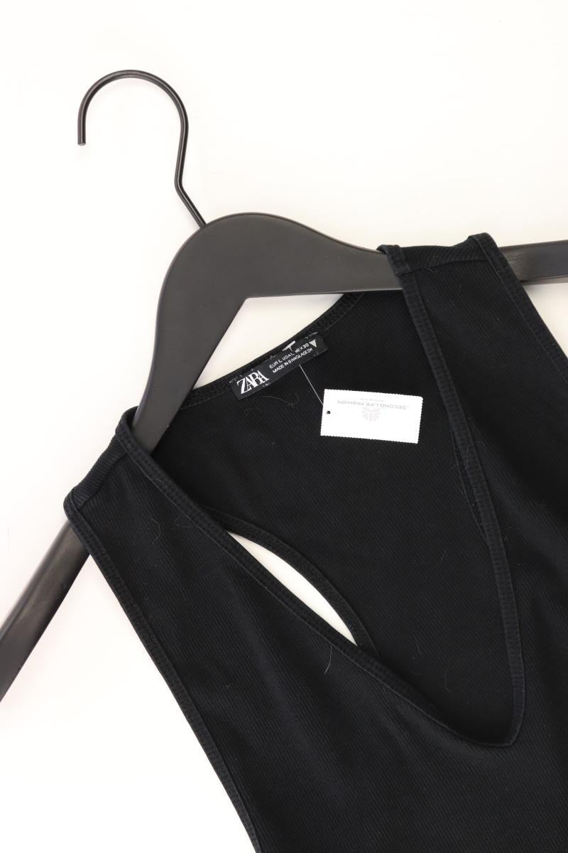 Zara Crop Top Gr. L schwarz aus Baumwolle