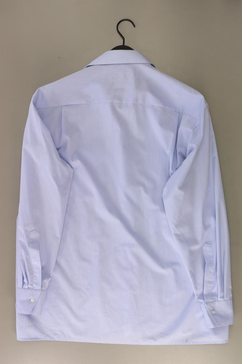 MARVELIS Langarmhemd für Herren Gr. Hemdgröße 44 blau aus Baumwolle