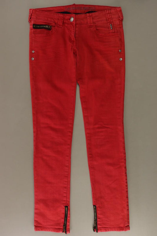 Sugar&Spice Straight Jeans Gr. W27 rot aus Baumwolle