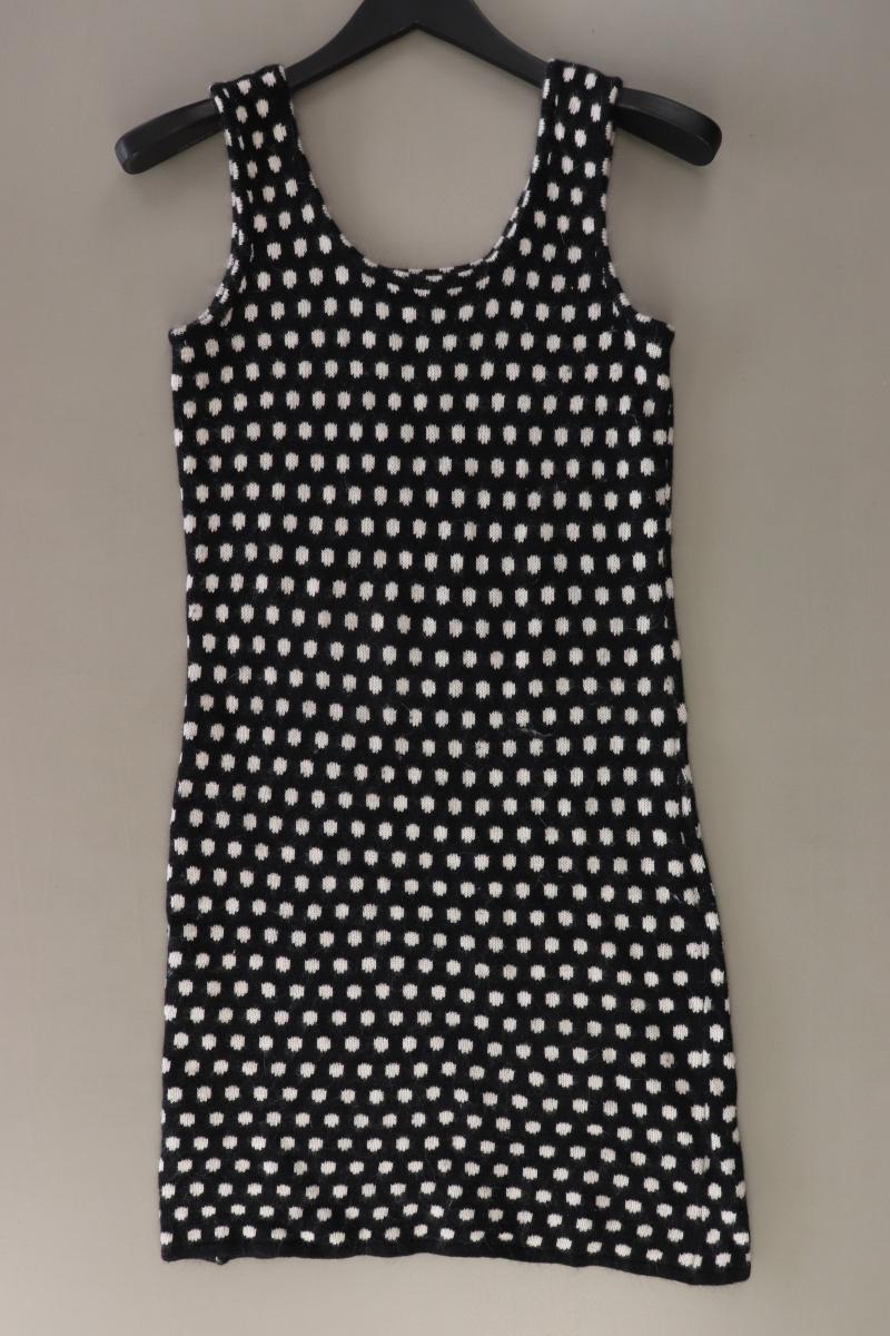 Lavand Wollkleid Gr. XS gepunktet Träger schwarz