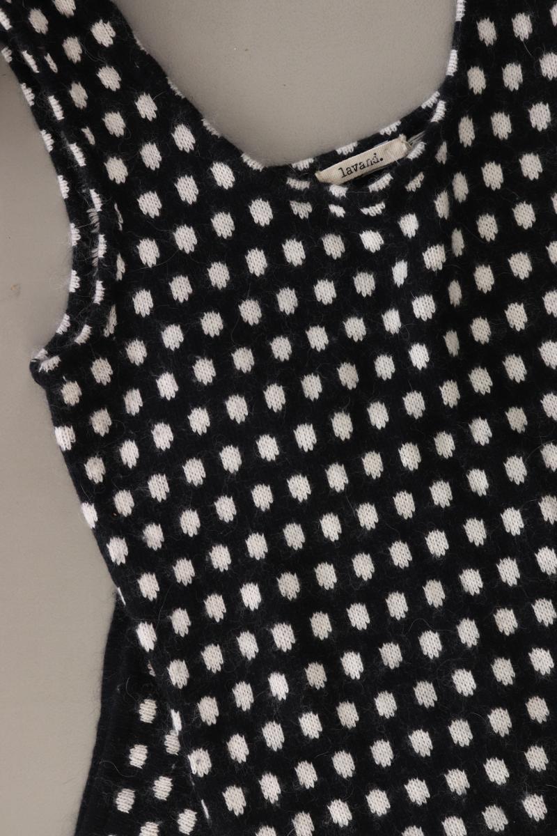 Lavand Wollkleid Gr. XS gepunktet Träger schwarz