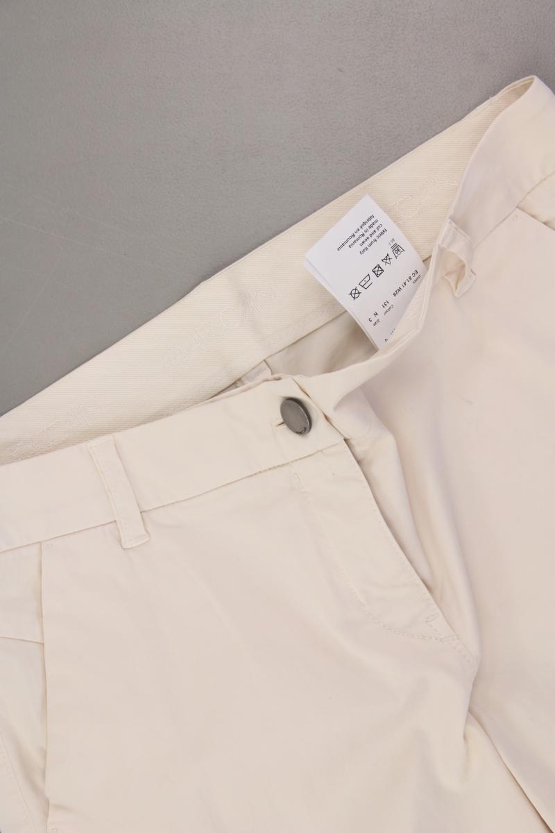 Marc Cain Hose Gr. 38 creme aus Baumwolle