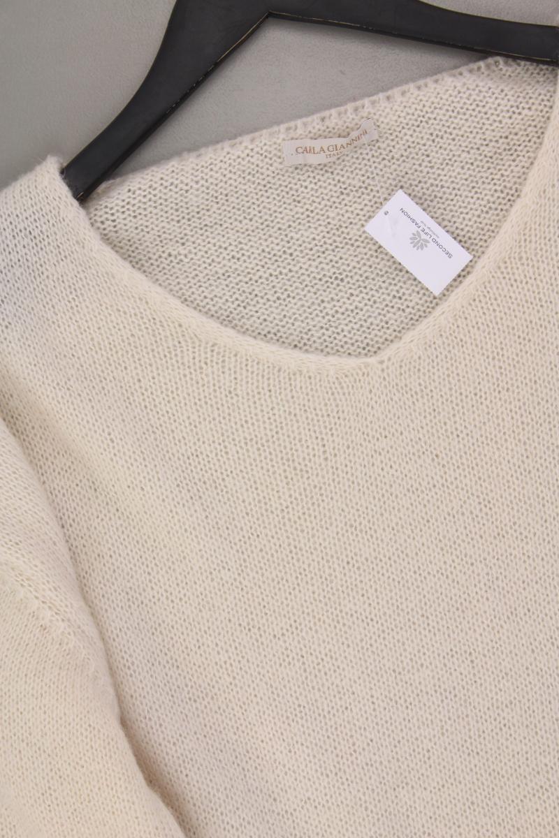 Carla Giannini Grobstrickpullover Gr. XL creme aus Polyacryl