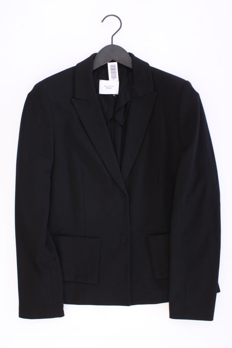 Marc O'Polo Regular Blazer Gr. 42 schwarz aus Viskose