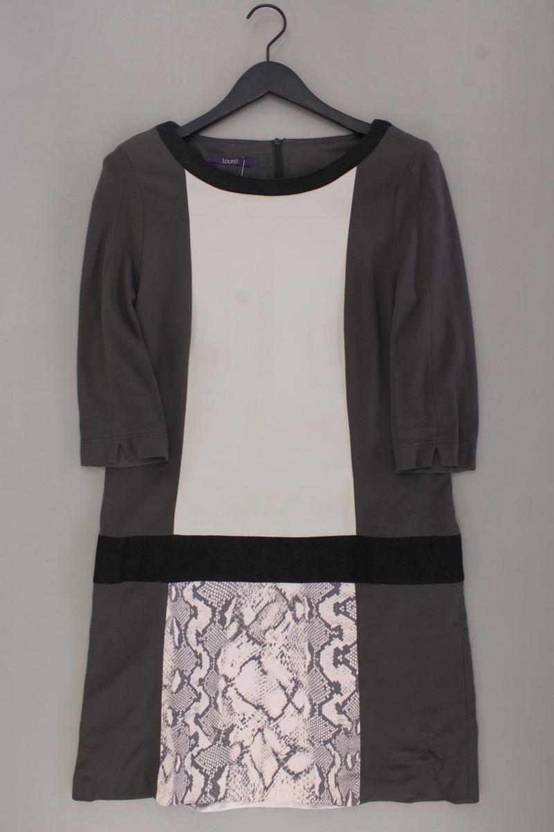 Laurèl Etuikleid Gr. 40 3/4 Ärmel grau aus Viskose