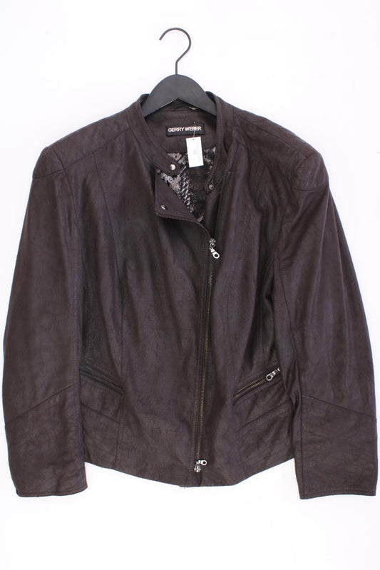 Gerry Weber Regular Jacke Gr. 48 braun aus Polyester