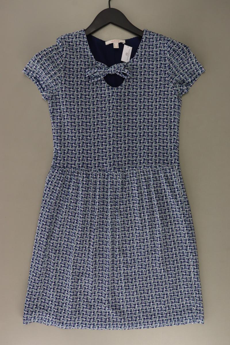 Esprit Kurzarmkleid Gr. S blau aus Polyester