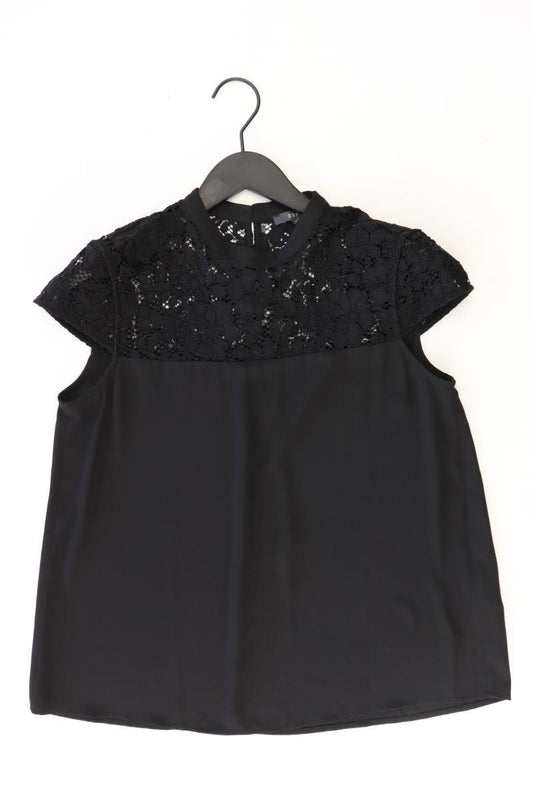 Esprit Kurzarmbluse Gr. 36 schwarz aus Polyester
