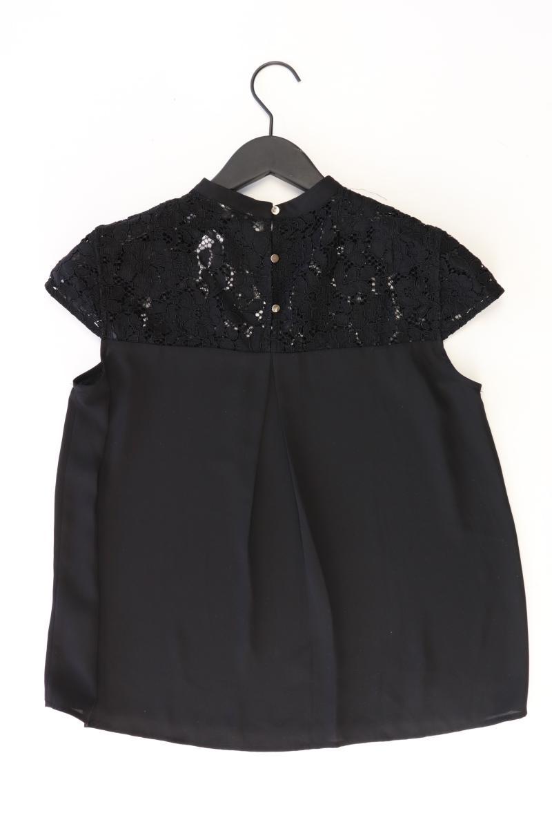 Esprit Kurzarmbluse Gr. 36 schwarz aus Polyester