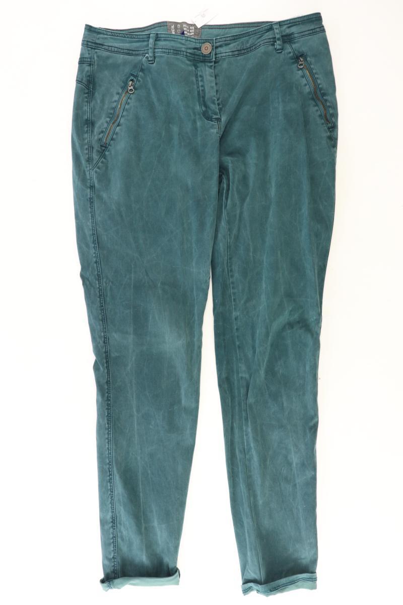 Cecil Straight Jeans Gr. W31 blau aus Baumwolle