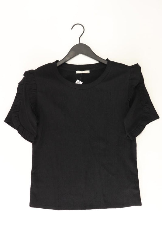 Reserved Kurzarmbluse Gr. XL schwarz aus Polyester